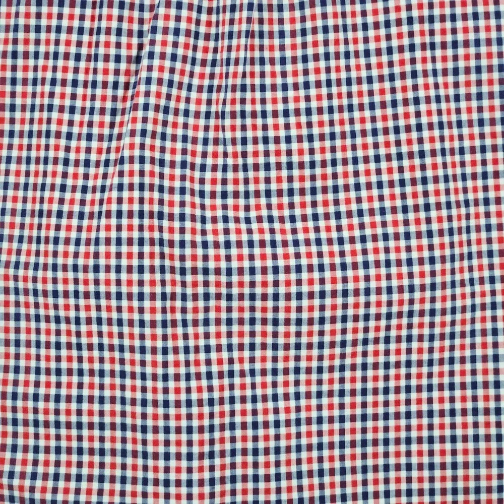 Ralph Lauren Boys Gingham Button Down Shirt‎ Red Blue White Plaid Size XL 18-20